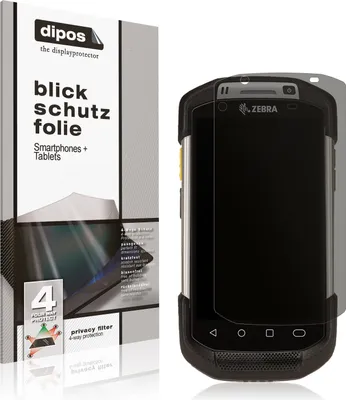 Produktbild von Blickschutzfolie für Zebra TC75X matt Schutzfolie Folie Display Schutz dipos