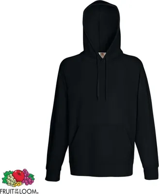 Produktbild von Fruit of the Loom Herren-Kapuzensweatshirt Hoodie Schwarz L
