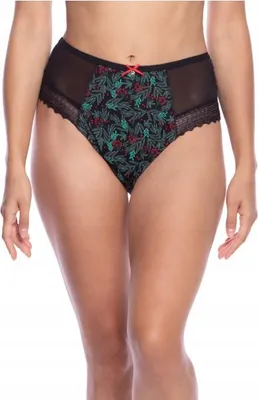 Zdjęcie produktu dla LAMA Figi Damskie Wysokie CZARNE r. XXL, 2 szt.