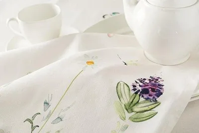 Image de Set de serviettes en coton 45 x 45 cm, lavables, sur le thème de Pâques