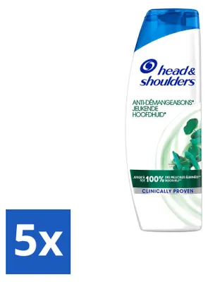 Obrázok produktu pre 5 x Šampon Head & Shoulders proti lupinám, pre svrbiacu pokožku hlavy, 285 ml - výhodný balík - 5 kusov
