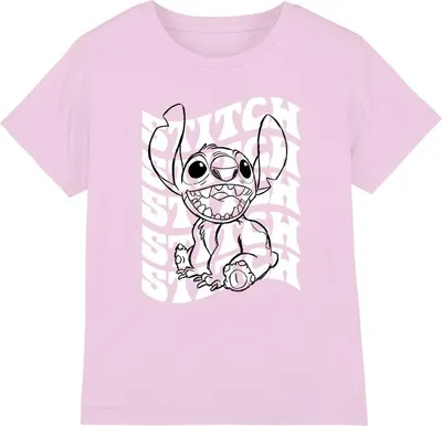 Produktbild von Lilo & Stitch - T-Shirt für Kinder TV3898 (128) (Pink)