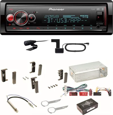 Produktbild von Pioneer MVH-S520DAB USB FLAC Digitalradio Bluetooth Einbauset für Audi A3 8L