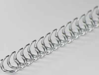 Produktbild von 100 LMG Drahtbinderücken silber für 30 Blatt