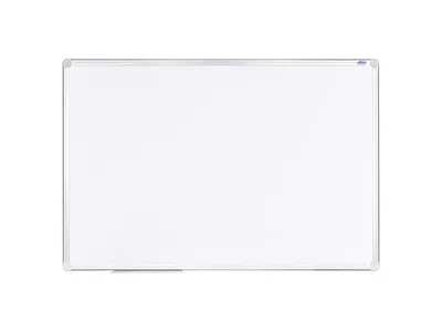 A plain white background with a whiteboard in the center.