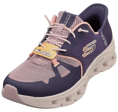 Produktbild von Skechers Damen Glide-Step Pro Slip-InTurnschuhe, Purple Mesh/Coral Trim, 37.5 EU