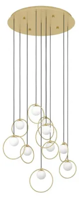 Productafbeelding van Gouden hanglamp Portocolom Ø 58cm