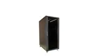 Zdjęcie produktu dla Extralink Szafa rack 37U 800x800 Czarna stojąca, Stojak wolnostojący, 37U, 800 kg, Zamek, Regulowane nóżki, Zarządzanie okablowaniem