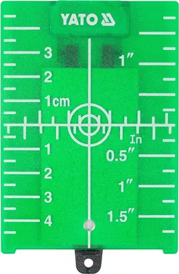 Image de Cible laser verte 75x105x3,2mm