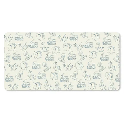 Produktbild von MuchoWow® Schreibtischunterlage Tiere - Spielzeug - Muster 80x40 cm - XXL Mauspad - Gaming Mauspad