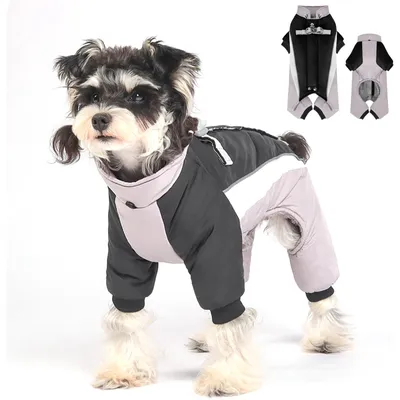 Produktbild von Wasserdichte Hunde-Winterjacke mit reflektierenden Streifen M