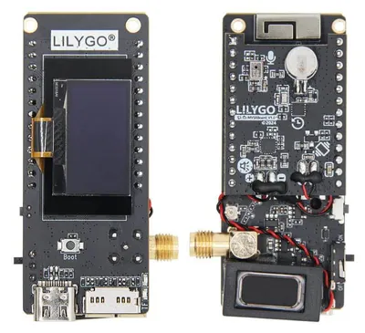 Produktbild von LILYGO T3S3 MVSR H595-01 LoRa Sprachkommunikations-Kit, ESP32-S3, OLED 0,96 Zoll, SX1262 868MHz
