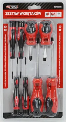 Productafbeelding van AWTOOLS Schroefbitset blisterverpakking, S2, 8-delig.