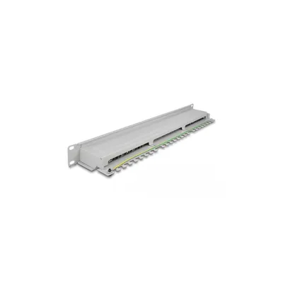 Obrázek produktu pro Delock - Patch Panel - CAT 6a - RJ-45 X 16 - Grau - 1U - 48.3 cm (19")