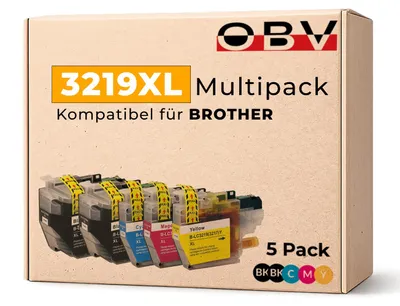 Produktbild von Brother LC-3219XL kompatible Druckerpatronen 5er Set - MFC-J5330dw MFC-J5330dw XL MFC-J5335dw
