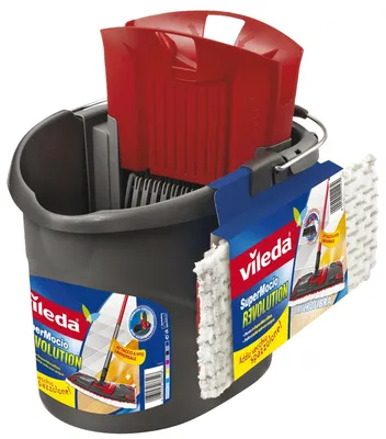 Immagine prodotto di Vileda Supermocio Revolution con accessori