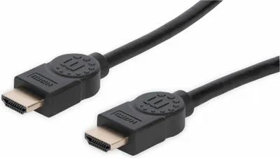 Image de MANHATTAN Premium HDMI-Kabel Ethernet-Kanal 4K@60HZ 3m