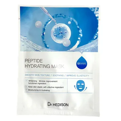 Obrázok produktu pre Dr.Hedison Nawilżająca maska peptydowa w płachcie