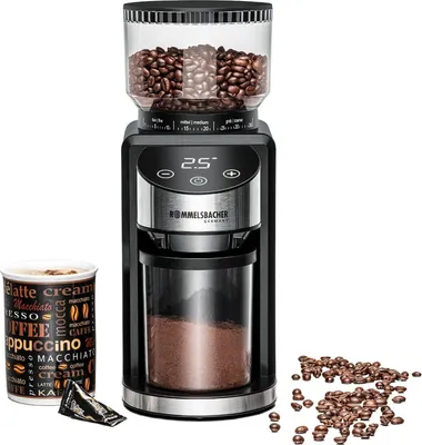 Produktbild von Rommelsbacher Kaffeemühle EKM 400 200 W Schwarz, Edelstahl