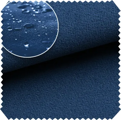 Produktbild von novely® TRITON - Microfaser Velours in Wildleder-Optik - Wasserabweisender Möbelstoff - Pflegeleichte Meterware 1lfm - Farbe: 30 Navy Dunkelblau