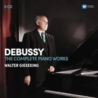 Zdjęcie produktu dla Warner Music Walter Gieseking - Debussy: The Complete Piano Works, 5CD, Klasyka, CD, Walter Gieseking, Nośnik fizyczny, Dorosły, 5 dysków