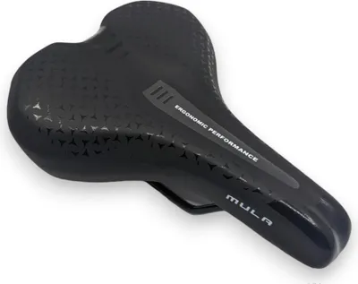 Produktbild von Selle Monte Grappa Sattel MULA PLUS Trekking Schwarz Elastomere Federung