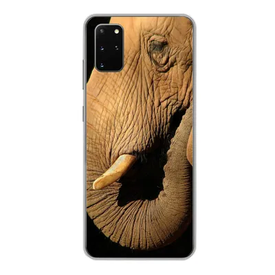 Produktbild von MuchoWow® Handyhülle Schutzhülle Hülle für Samsung Galaxy S20 Plus Elefant - Tiere - Nahaufnahme - Schwarz Silikon Softcase Handy Hülle - Hartschale