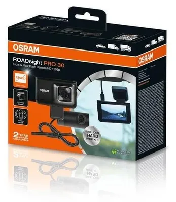 Zdjęcie produktu dla Kamera samochodowa przyklejona 1280x1024 z przodu OSRAM ROADsight PRO 30 do samochodów osobowych i dostawczych