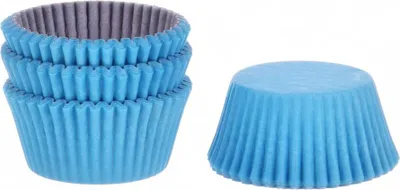 Produktbild von Decora 0339675, Cupcake-/Muffin-Cups, Rund, 220 °C, Blau, Papier, 32 mm