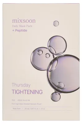 Productafbeelding van Mixsoon Dagelijkse Maskerverpakking, 10 stuks, "Thursday Tightening"