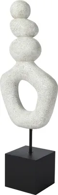 Produktbild von Kaemingk Deko-Statue Polyresin weiß 32 cm