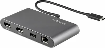 Produktbild von StarTech.com Thunderbolt 3 Mini-Dock Dual DisplayPort 4K 60Hz GbE USB