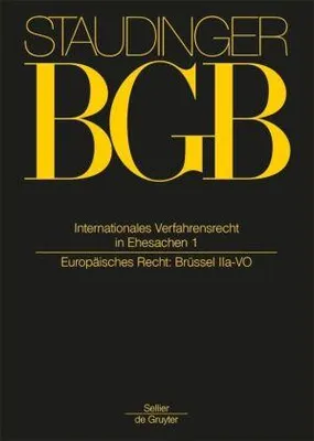 Produktbild von Internationales Verfahrensrecht in Ehesachen Band 1