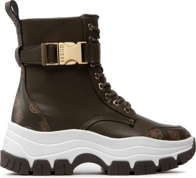 Produktbild von Guess Damen Sneaker mit Schnürung und seitlicher Schnalle 36 EU