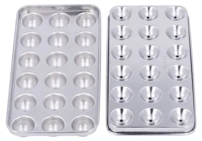 Obrázek produktu pro Tácek na led z nerezové oceli 304, 18 mřížek na výrobu ledových koulí, forma na led s kulatými kuličkami pro domácnost, bar, párty