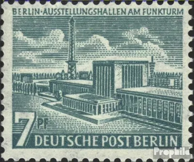 Produktbild von Briefmarken Berlin (West) 1954 Mi 121 gestempelt Berliner Bauten