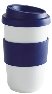 Produktbild von KAHLA Becher 0,40 l + Trinkdeckel + Banderole fillit royal blue 2DH186A44006C