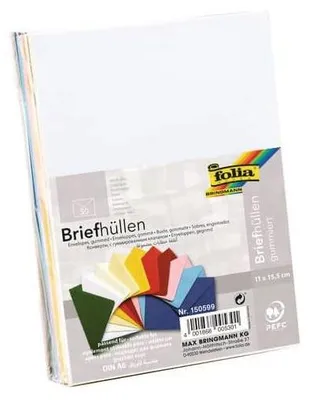 Produktbild von Briefhülle C6 gum.10Farb.sort.