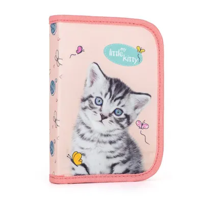 Produktbild von Oxybag Federmäppchen 1 S. 2 Klappen, leer Katze