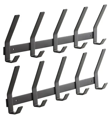 Produktbild von SOTECH Hakenleiste Blackline Alba groß – 5 Haken (2 Stück)