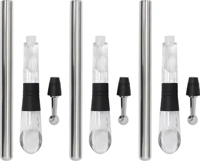 Produktbild von Weinkühlstab mit Ausgießer Weinkühler Stab Weinausgießer Flaschenkühler Edelstahl Kühlstab Dekantierausgießer Wein Kühlstange Flaschenkühlstab Weißwein Rotwein für Weinliebhaber Weintrinker