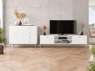Obrázek produktu pro Stěna do obýváku MOLLIE - bílá