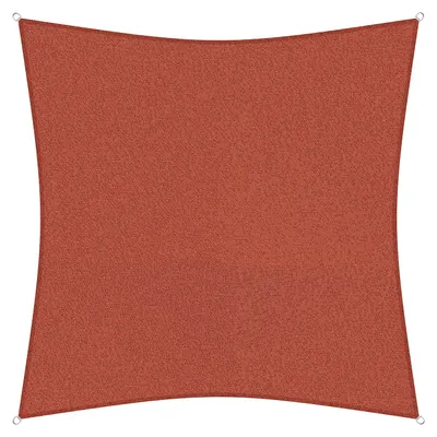 Produktbild von sunprotect 83214 Professional Sonnensegel 5 x 5 m Quadrat wind- & wasserdurchlässig, rot