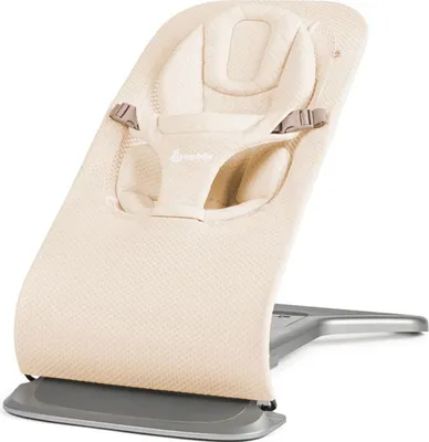 Produktbild von Ergobaby Evolve Bouncer Babywippe für Neugeborene Cream Mesh