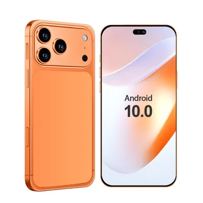 Produktbild von Android-Handy, Unterstützung 4G, 6,58-Zoll-Display, 3GB RAM + 16GB ROM/TF 256GB, 2MP + 13MP Dual-Kamera, Dual-SIM-Karte, Orange