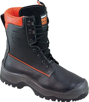 Image de Bottes de sécurité forestière NoRisk taille 43 noir / orange - 39113-43