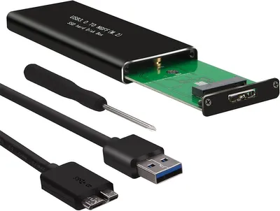 Produktbild von Adapter SSD-Lesegerät Gehäuse M.2 USB 3.0 NGFF