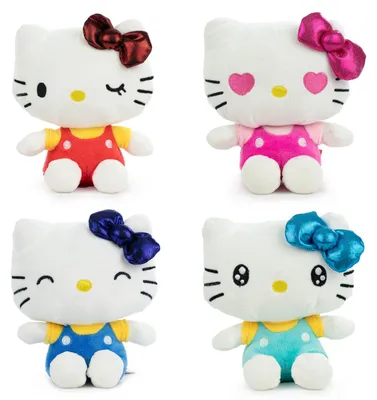 Zdjęcie produktu dla Pluszowe figurki Hello Kitty 16 cm na 50. rocznicę