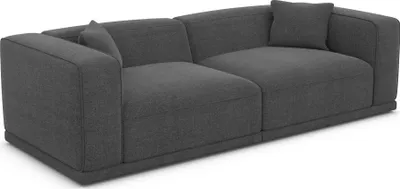 Produktbild von Strukturstoff 4-Sitzer Couch Diora Anthrazit