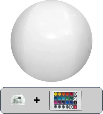 Obrázek produktu pro RGB LED osvětlení bazénu s dálkovým ovládáním, plovoucí lampy, osvětlení jezírka, světlo - POOLGLO